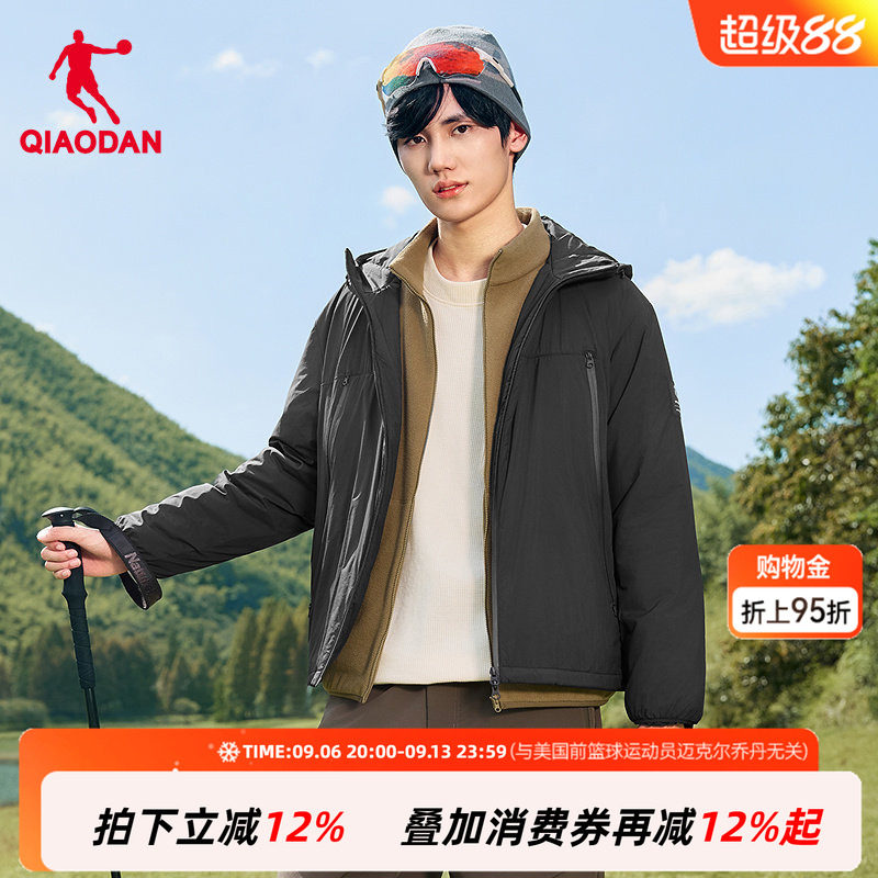 乔丹保暖金标P棉棉服男款