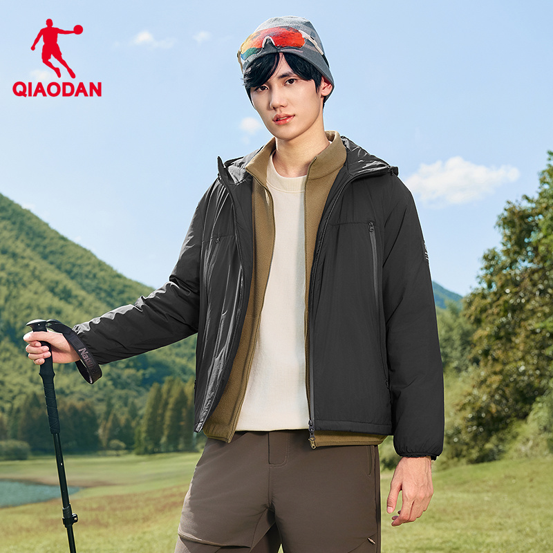 乔丹保暖金标P棉棉服男款