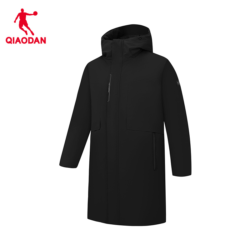 商场同款乔丹官方旗舰店中长款羽绒服男款保暖外套男QDEGM3261297