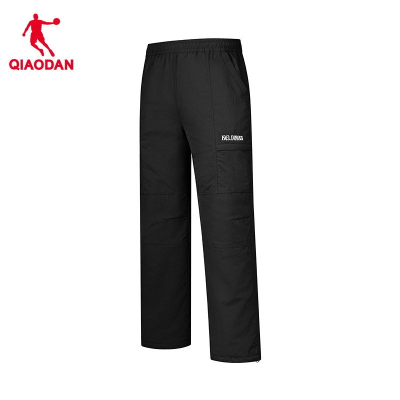 【商场同款】乔丹梭织加绒长裤男子宽松直筒休闲裤QDAYK3254120