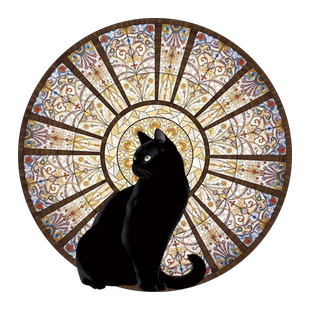 简约ins风墙贴纸防水自粘猫咪欧风花纹客厅卧室房门装饰布置个性