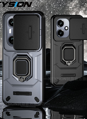 适用荣耀400 Pro中国版推窗手机壳车载磁吸指环支架防摔套高级手机套荣耀400国外版商务男女款多功能保护壳