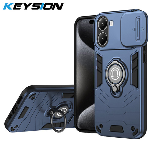 适用POCO X7 Pro手机壳车载磁吸指环支架保护壳红米Turbo 4推窗镜头防摔潮流男女款个性商务简约多功能保护套