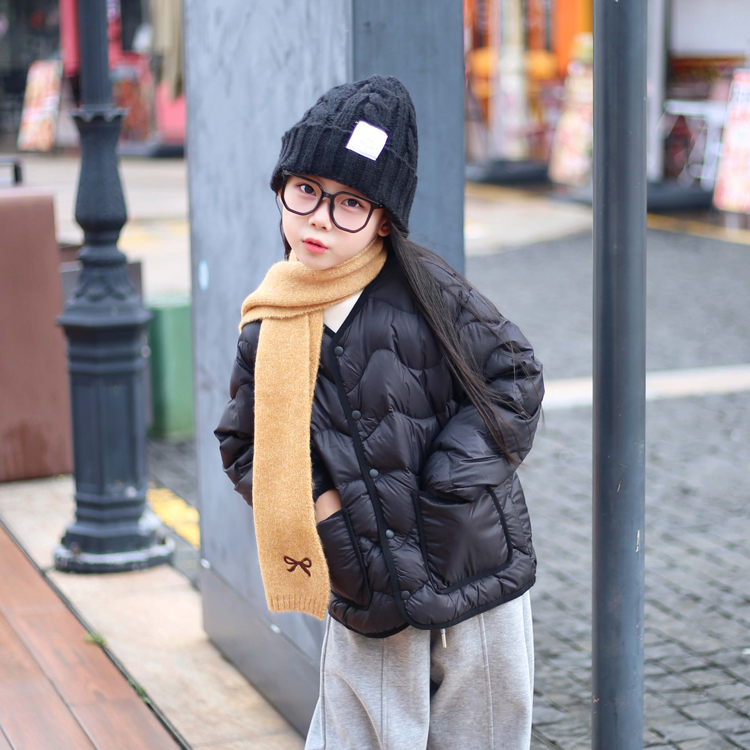 儿童轻薄羽绒服2025冬款安心90绒