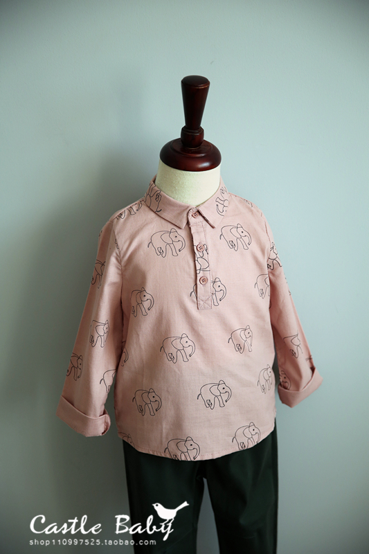 Chemise garcon à manche longue - Ref 2075606 Image 1