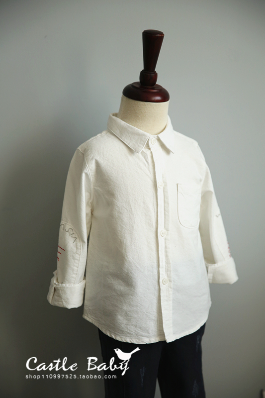 Chemise garcon à manche longue - Ref 2075836 Image 1