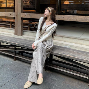 双口袋 加大码 薄款 居家人棉绵绸睡裤 宽松休闲格子家居裤 夏季