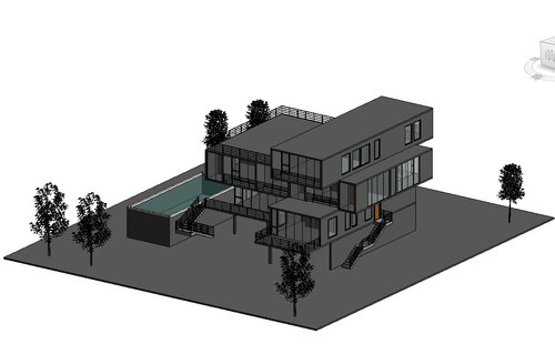 全国BIM等级二级建筑十二期BIM模型revit2018