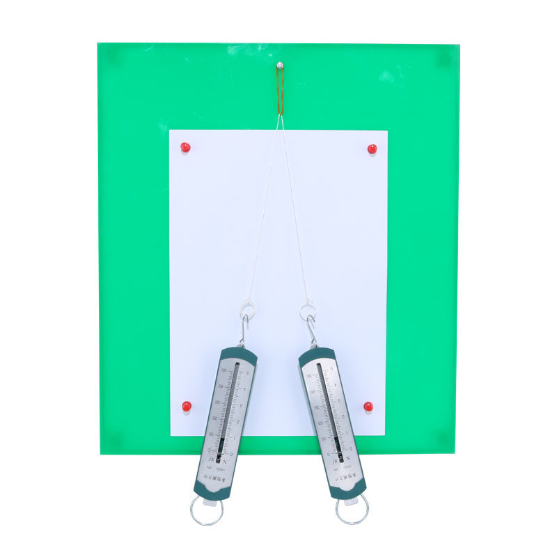 磁性力的平行四边形定则演示器含有机面板条形盒测力计力的合成分解教