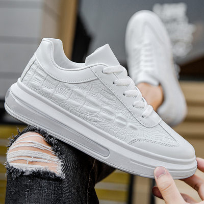 2023 Autumn New White Shoes for Men Casual Korean Men's Fash