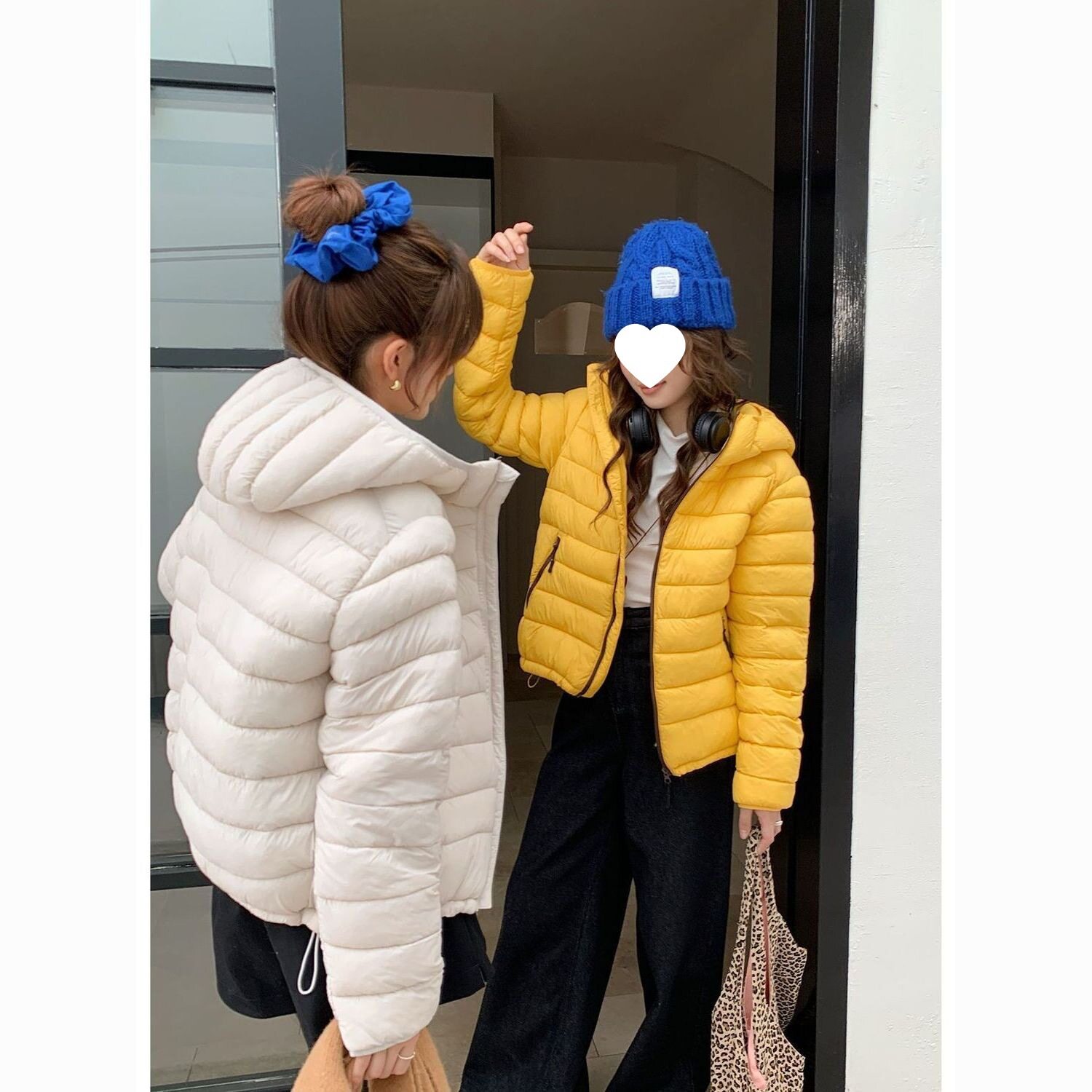 2026冬季女韩系轻薄夹棉棉服