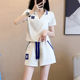 运动套装 短裤 女夏季 短袖 小个子休闲两件套跑步 减龄polo衫 欧货时尚
