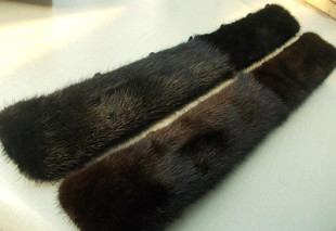 进口整皮水貂毛领子单卖真毛男士立领内领站领大衣羽绒服竖领通用