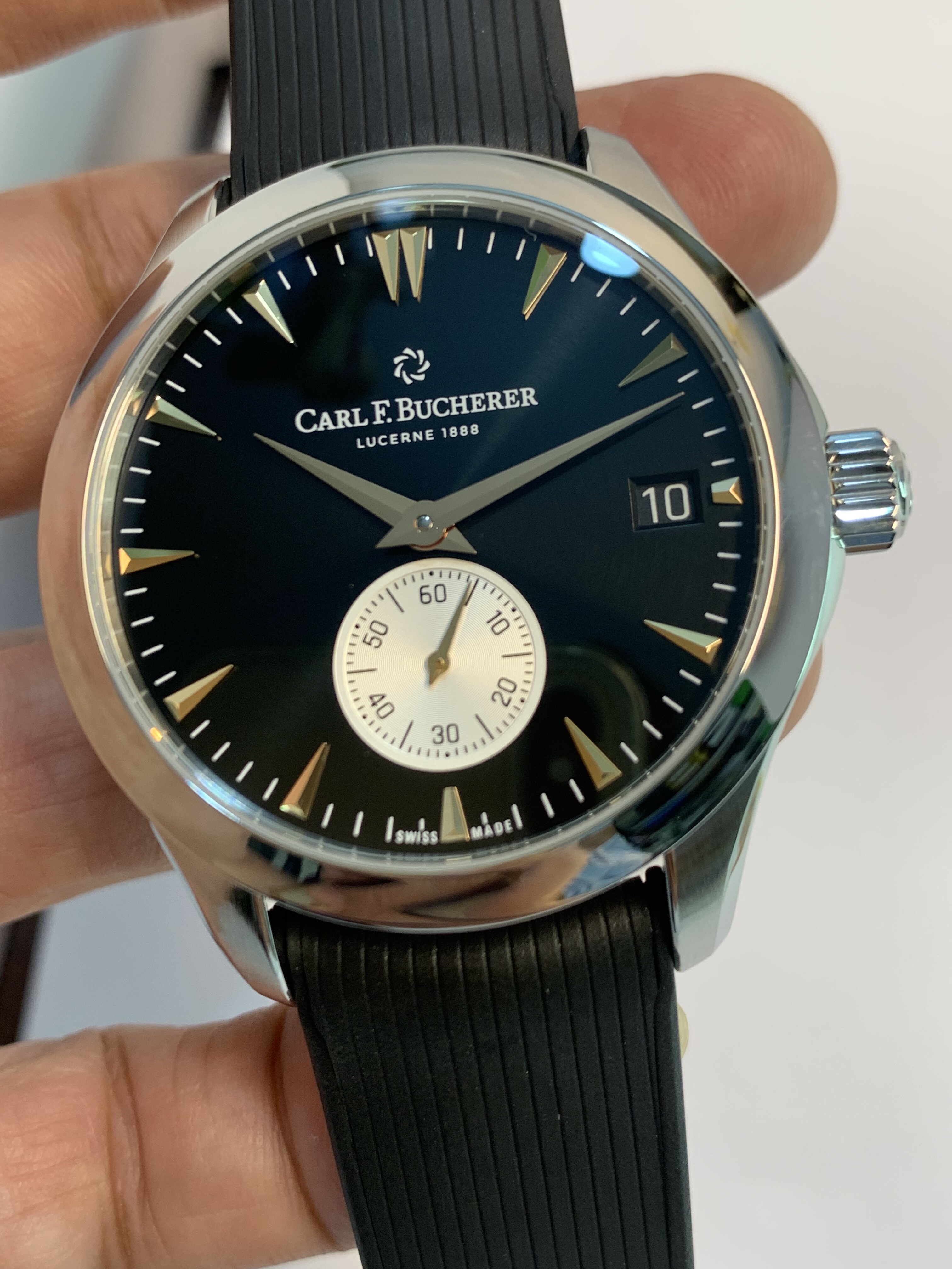 宝齐莱手表00.10924.08.33.01 马利龙系列 40表径 自产轨道机芯!