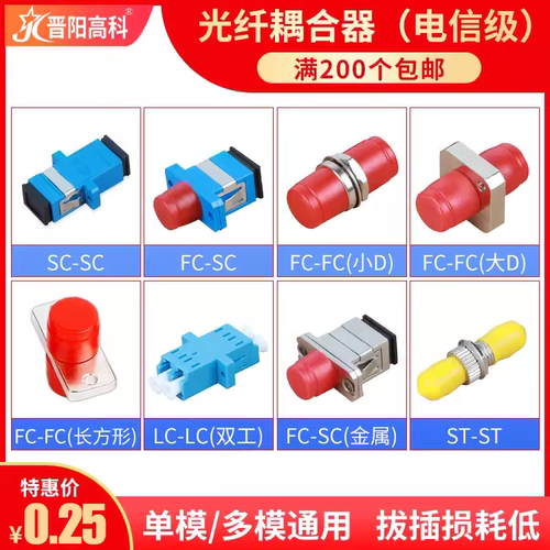 电信级标准 插入损耗低