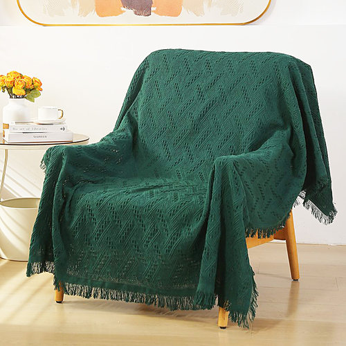 简约现代格子沙发套沙发毯桌布