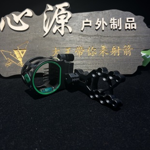 复合弓瞄准器M1五针瞄短杆射箭辅助配件户外射箭快雷瓦侬