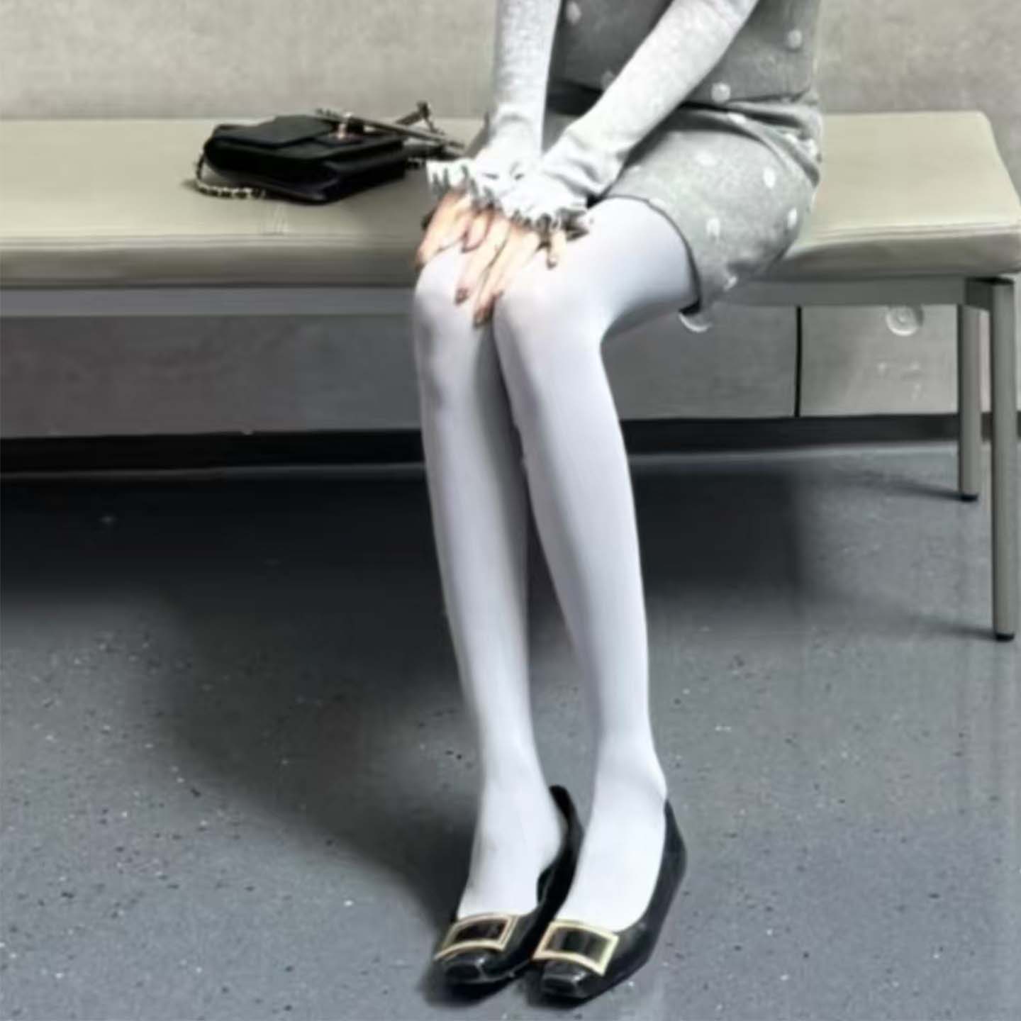 秋冬120d微透天鹅绒丝袜