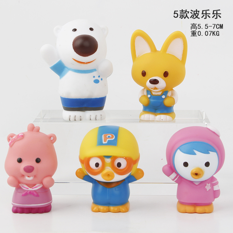 动画卡通动漫企鹅啵乐乐北极熊狐狸宝宝玩具摆件模型手办儿童礼物