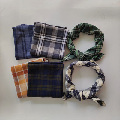 磨毛小方巾秋冬护颈巾保暖小围巾