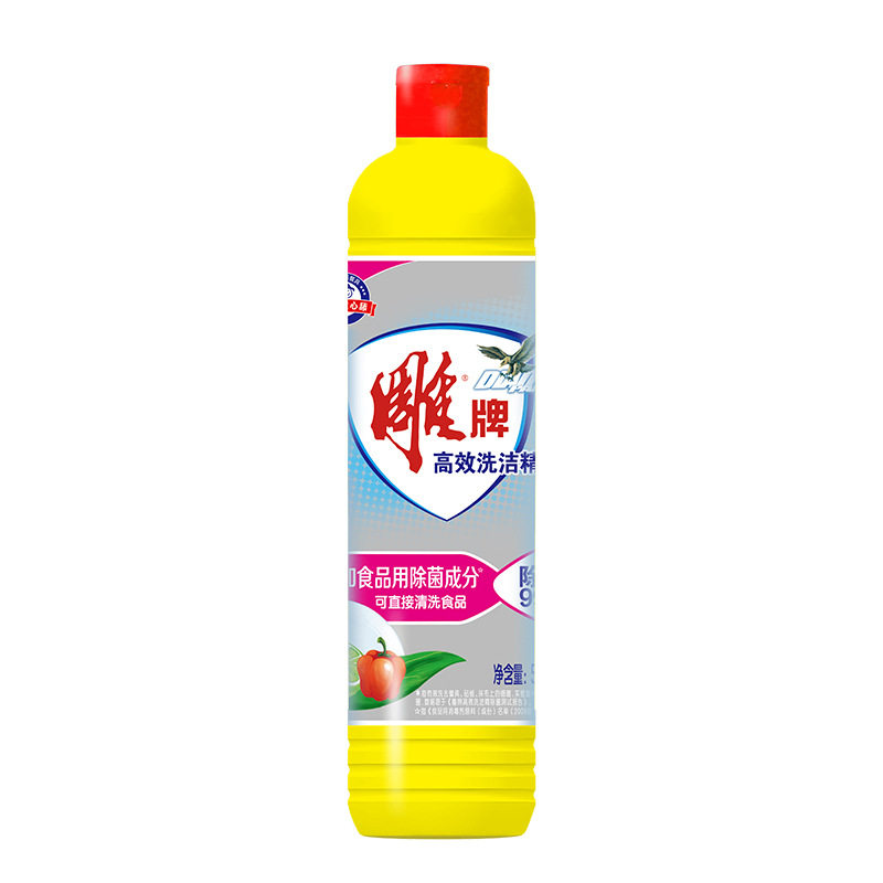 雕牌高效除菌洗洁精500g小瓶厨房餐具食品用果蔬清洁去油快图片