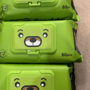 弗雷迪婴幼儿手口湿巾80片大号180*140正品妇婴用