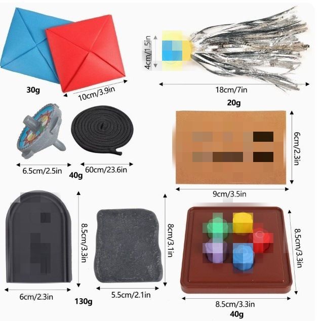 韩国电影同款道具六件套益智闯关投掷游戏道具新款YY电影周边玩具