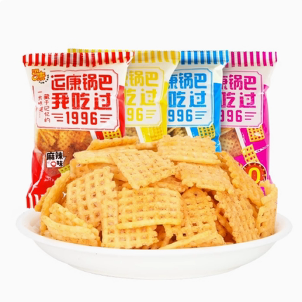 山西运城特产运康大米黄豆锅巴88g*4袋零食粗粮锅休闲零食品包邮