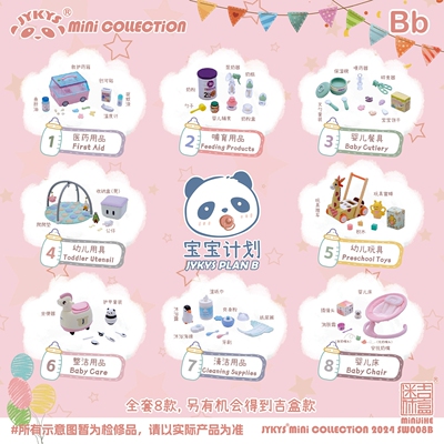 JYKYS宝宝计划微缩摆件盲盒