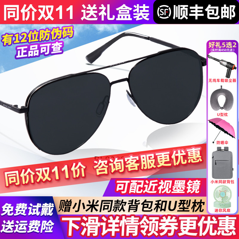 暴龙眼镜墨镜男士款2025新款官方旗舰店正品偏光开车太阳镜BL8100