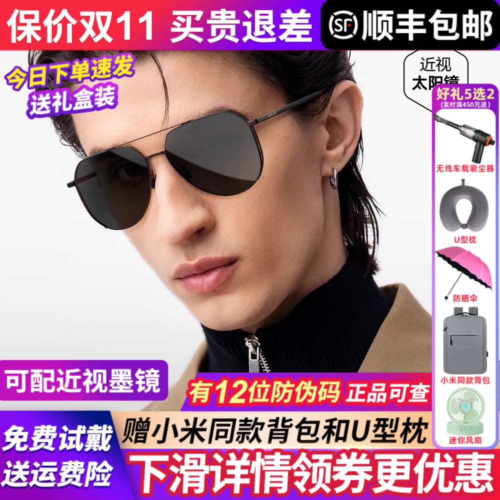 暴龙眼镜墨镜男款2025新款偏光太阳镜开车官方旗舰店正品BL8122