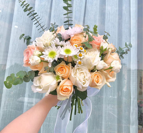 玫瑰花束真花结婚素材模板 玫瑰花束真花结婚图片下载 小麦优选