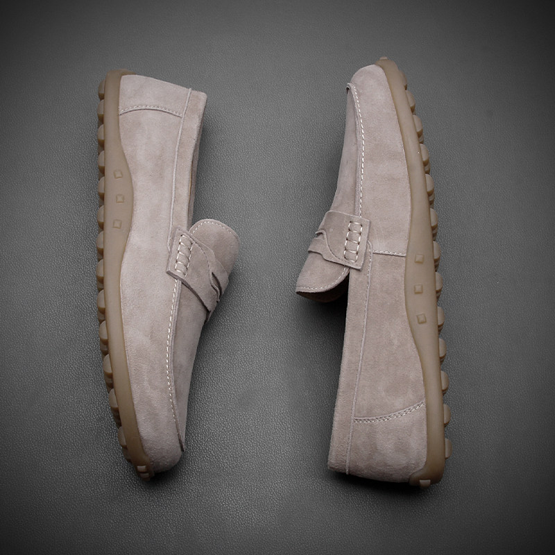 欧洲站男鞋英伦风复古豆豆鞋软底软面驾车鞋男士一脚蹬时尚乐福鞋,流行男鞋,休闲皮鞋,淘宝优惠券,粉丝福利购,淘宝优惠卷