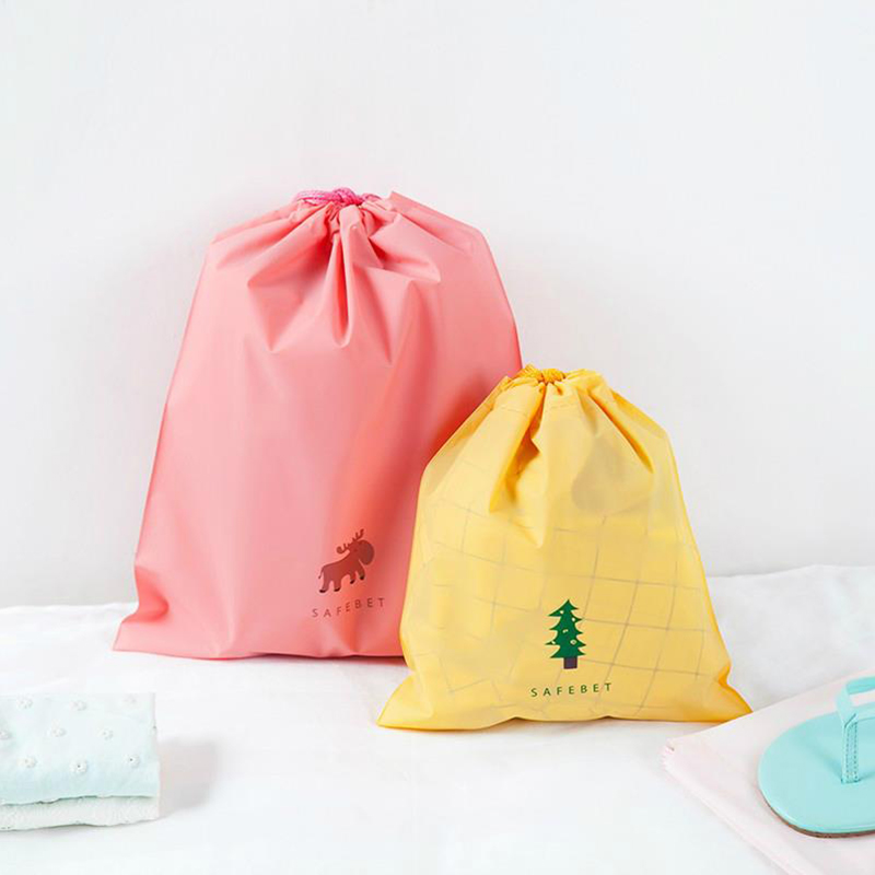 清仓！便携式旅行收纳袋衣服鞋子束口袋抽绳可爱鞋包袋子整理袋