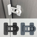 柜子固定卡扣抽屉扣防宝宝移柜门推拉门锁扣儿童安全锁防猫开门器