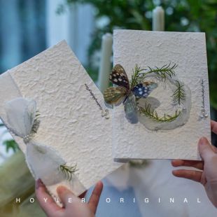 草坪婚礼户外新人誓言卡新郎新娘誓言本森系小清新原创设计誓词书