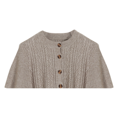 针织披肩斗篷开衫围脖女