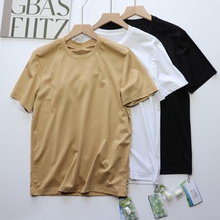 牛货 高品质男T恤夏季 新款 桑蚕丝舒适透气凉爽休闲百搭简约体恤衫