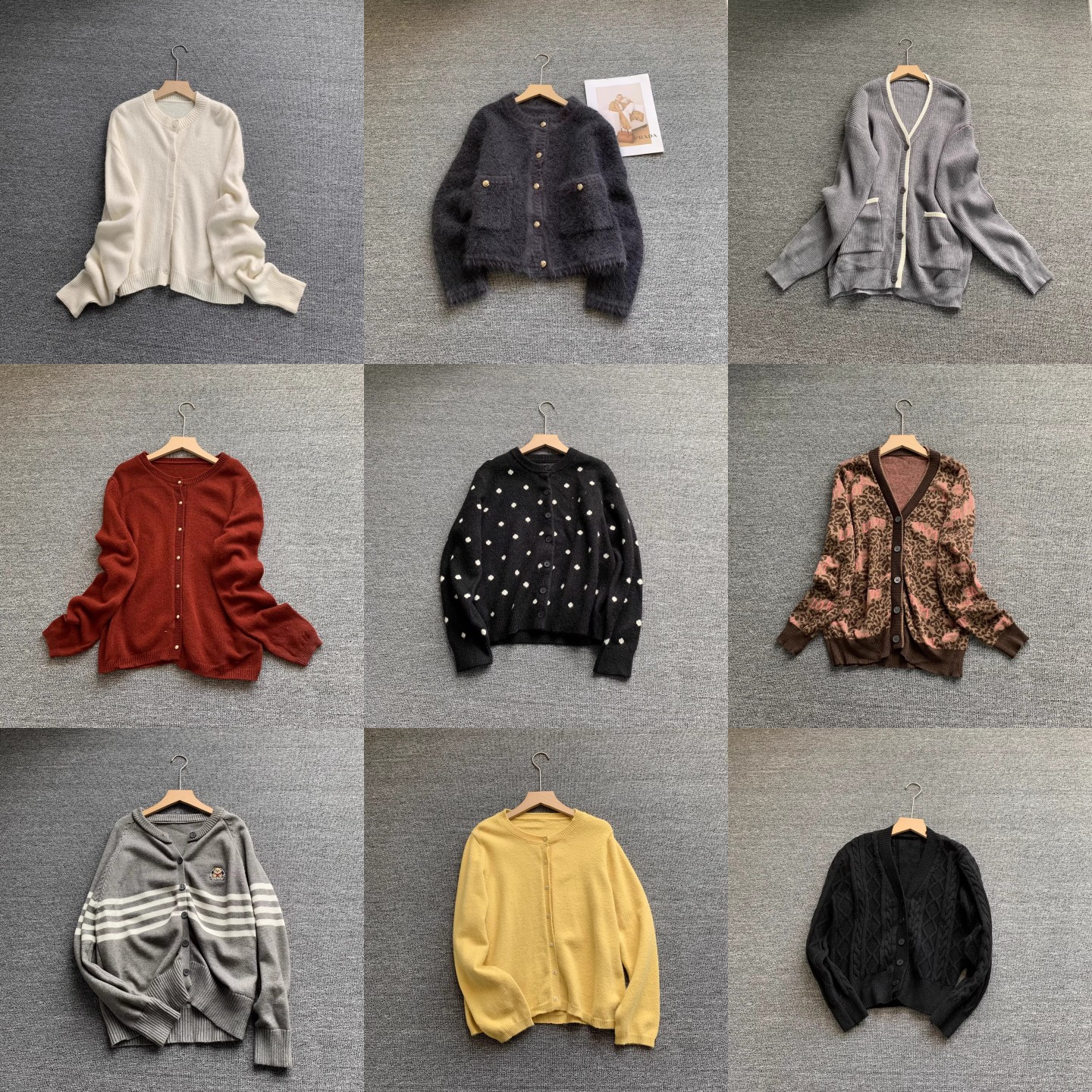 多款毛衣韩系慵懒风针织毛衣女