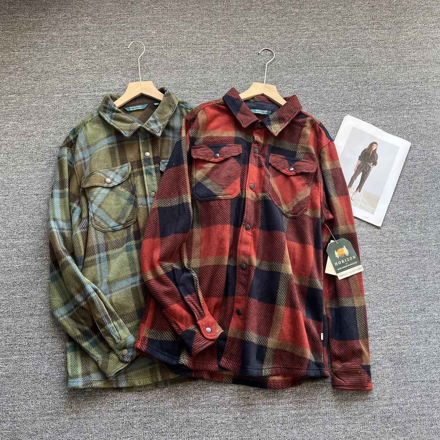 外贸男装复古法兰绒外套男士冬季新款运动休闲加厚加绒百搭衬衫,户外/登山/野营/旅行用品,抓绒衣,淘宝优惠券,粉丝福利购,淘宝优惠卷