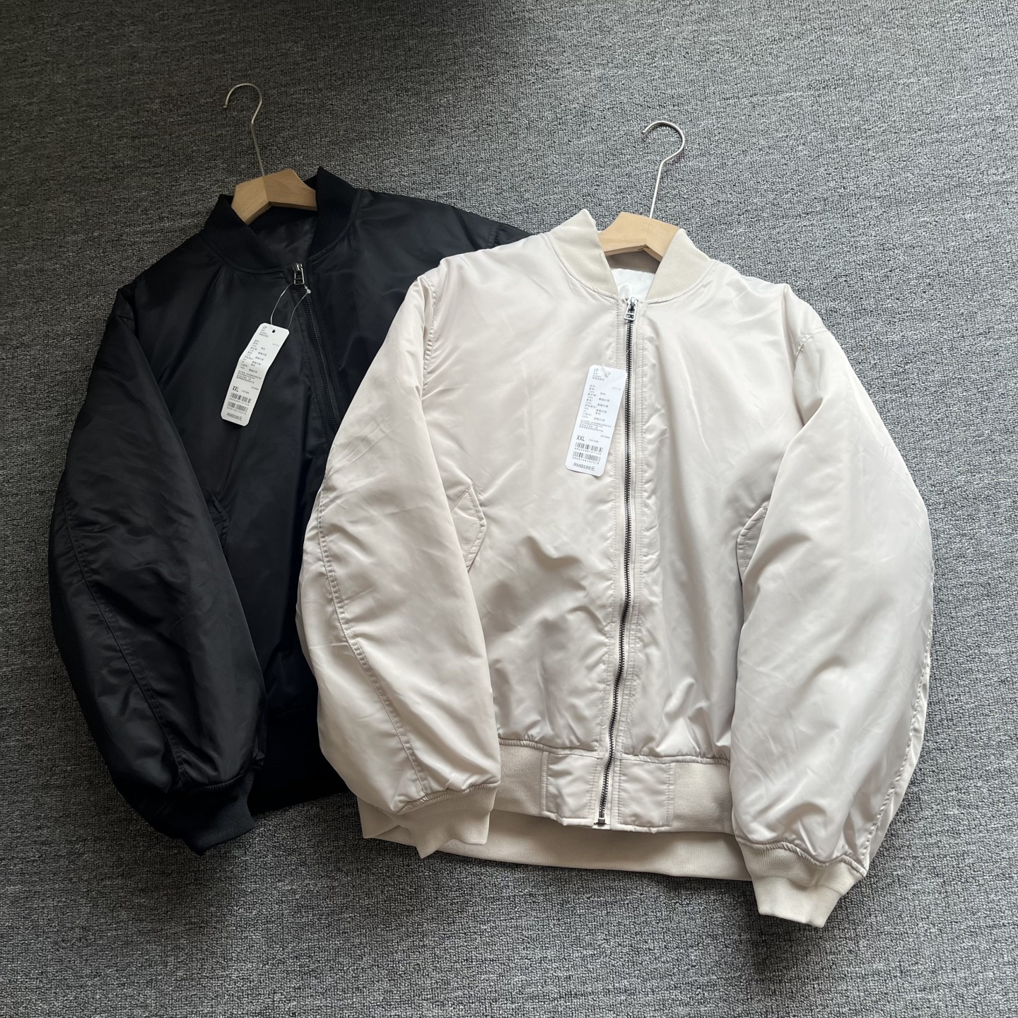 冬季新款日单夹棉工装飞行服图片