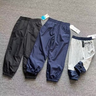 外贸童装秋冬款男女童束脚裤防泼水柔软婴儿棉内衬轻便保暖休闲裤