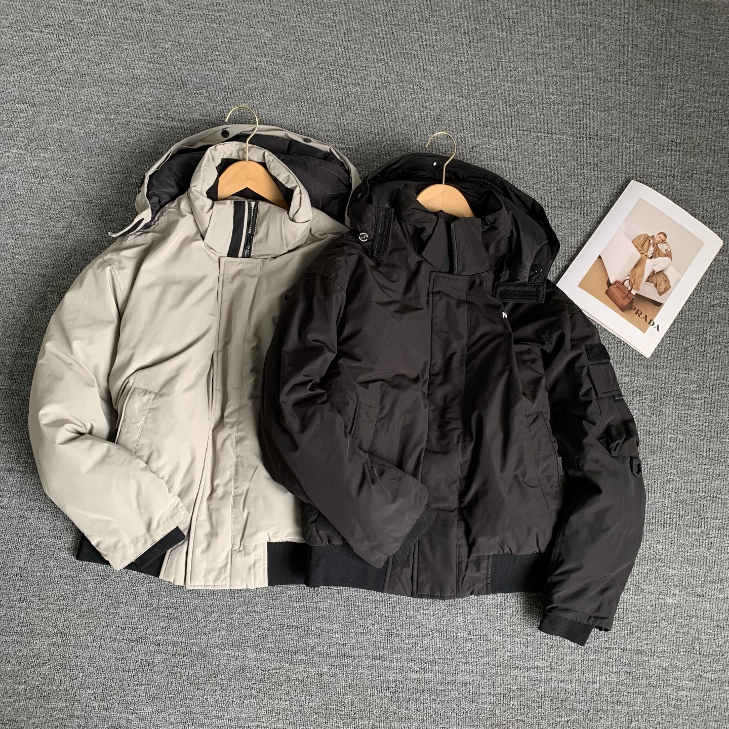 男女同款鹅绒羽绒服加厚派克服