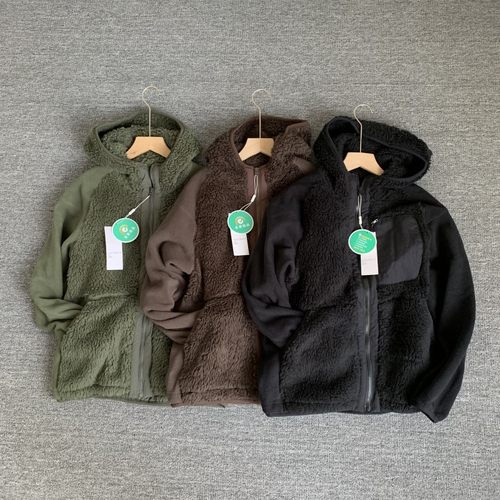 原单秋冬款男女装摇粒绒短外套