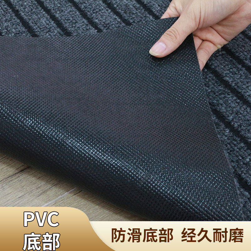 入户进门口地毯家用灰色防滑耐磨门垫大面积整铺室内地垫吸水脚垫