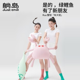 凉感抱枕有大钳抱枕办公室靠枕可拆洗午睡趴睡枕女友礼物 躺岛夏季