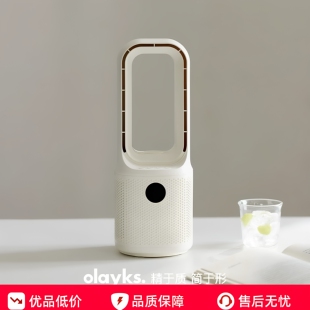 olayks立时无叶风扇家用桌面小型台式卧室轻音摇头电风扇香薰加湿
