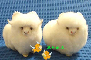 买5个包邮！内蒙古特产  牧民纯手工缝制 公仔玩具 小绵羊玩偶