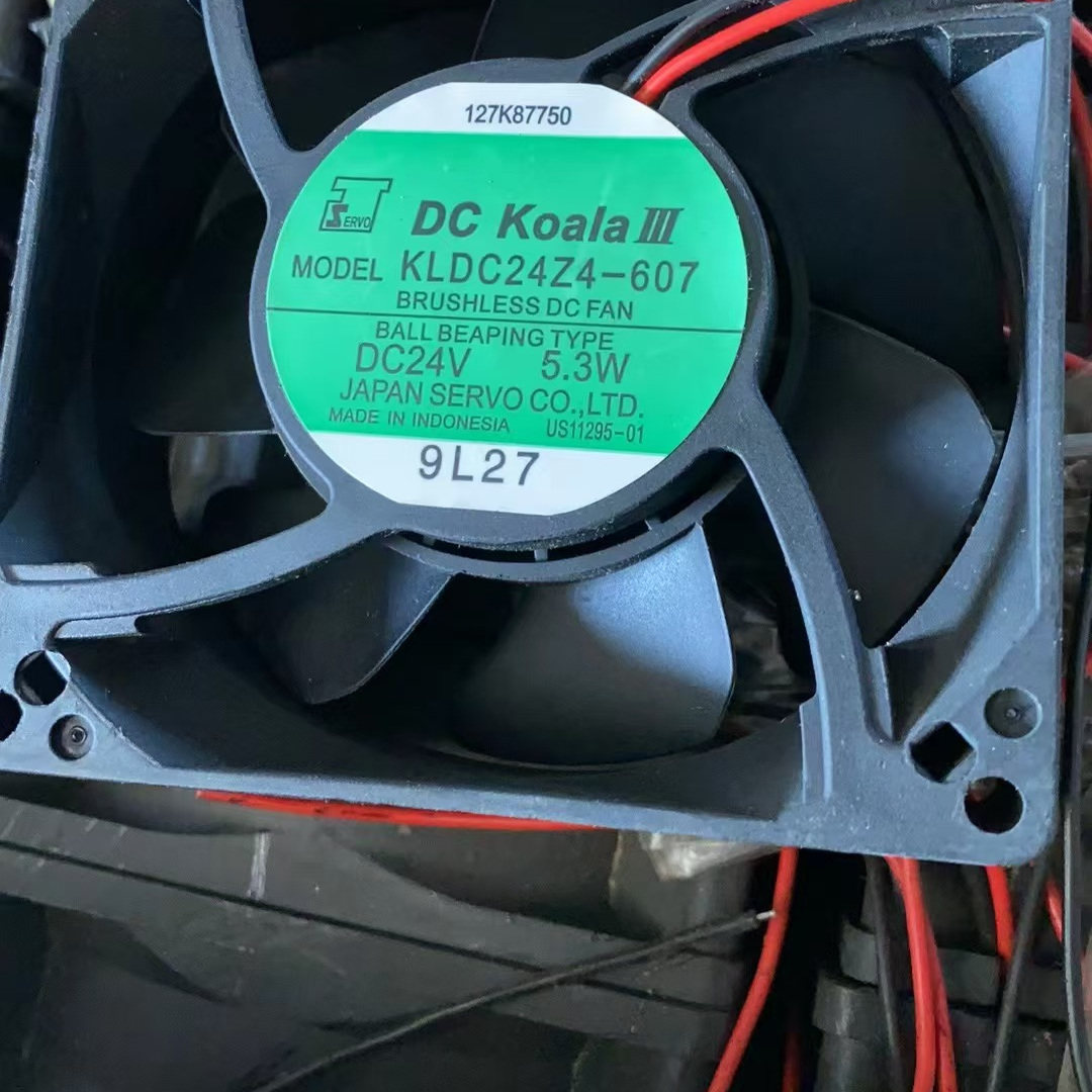 正品伺服 SERVO KLDC24Z4-607 9CM 9032 9232 24V 5.3W 2线 风扇