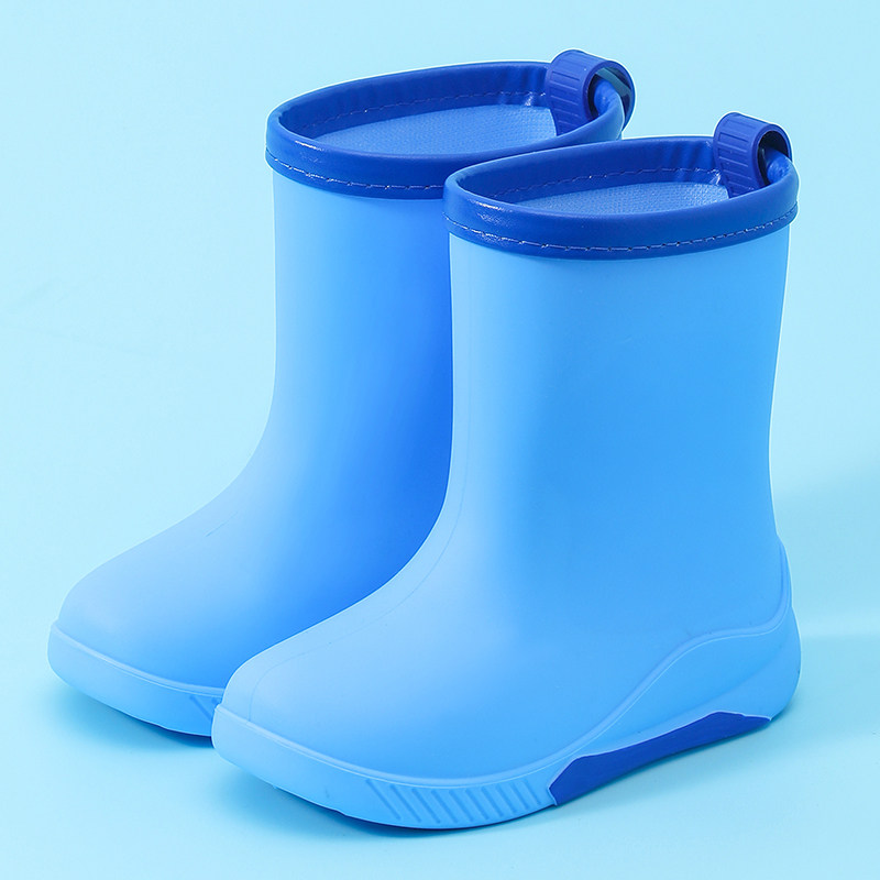 儿童雨鞋男童防滑小学生中大童小孩男孩潮流雨靴保暖防水轻便水鞋